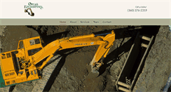 Desktop Screenshot of orcasexcavators.com